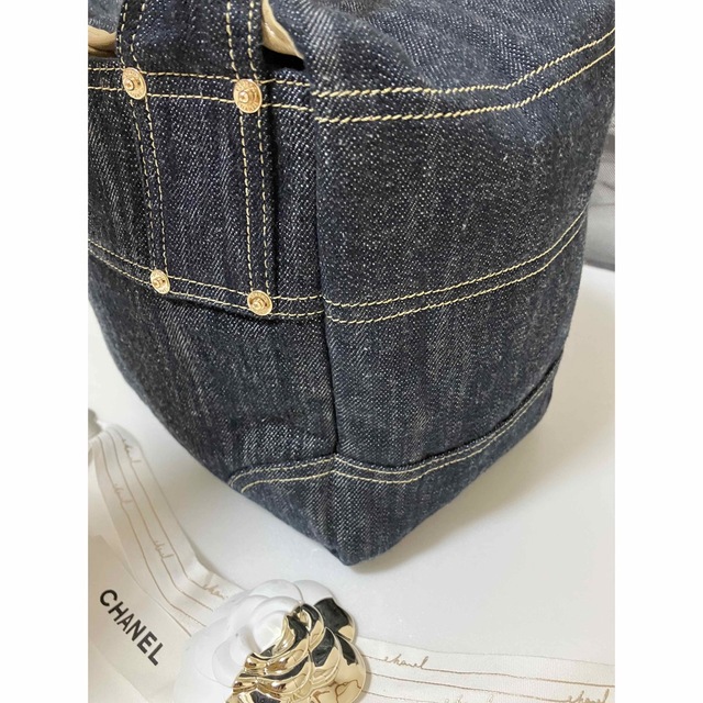 専用♡超美品♡シャネル スパークリング デニム ショルダートート バッグ正規品