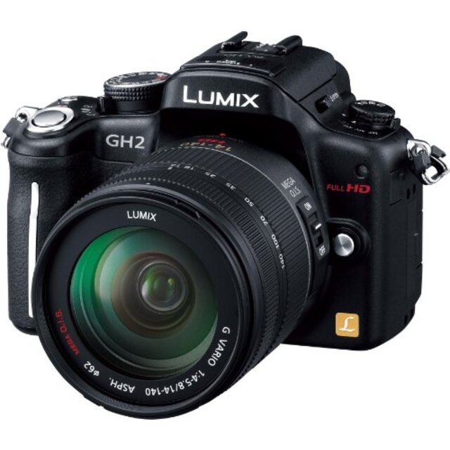 パナソニック デジタル一眼カメラ ルミックス GH2 レンズキット 高倍率ズームレンズ付属 ブラック DMC-GH2H-K wgteh8f