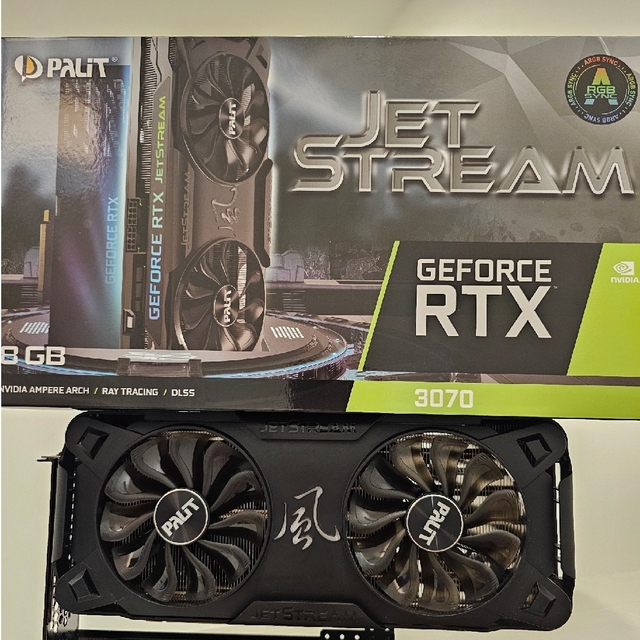 RTX3070GeForce RTX™ 3070 JetStream　③