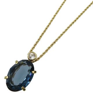 ディオール(Christian Dior) ネックレス(ブルー・ネイビー/青色系)の