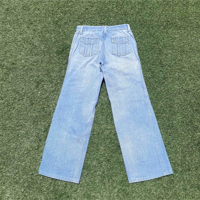 Levi's(リーバイス)のリーバイス ライトブルーデニムジーンズフレア ワークパンツ70～80年代OPTI メンズのパンツ(デニム/ジーンズ)の商品写真