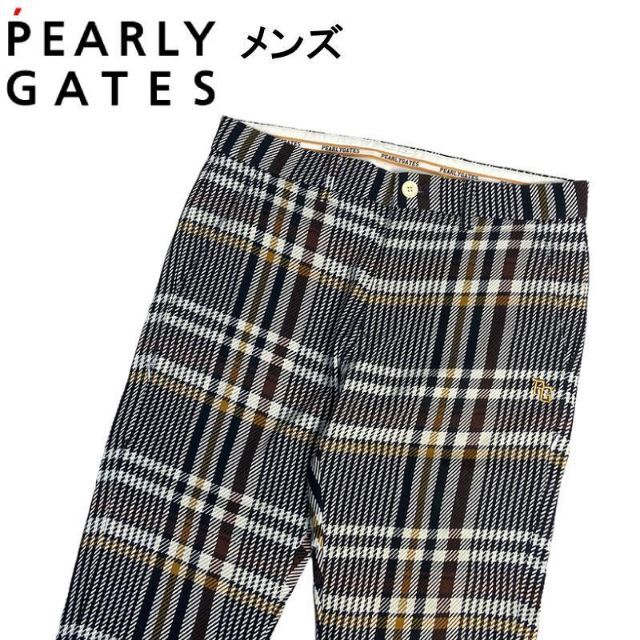 PEARLY GATES パーリーゲイツ  パンツ グレンチェック ネイビー 4