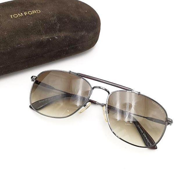 TOM FORD(トムフォード)の美品 トムフォード サングラス ティアドロップ 03-23043004 メンズのファッション小物(サングラス/メガネ)の商品写真