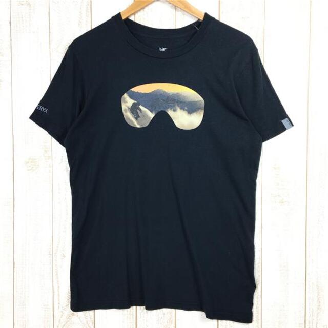 MENs S  アークテリクス ゴーグル Tシャツ Goggles T-Shirt 生産終了モデル 入手困難 ARCTERYX 10310 ブラック系