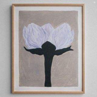 アートポスター 北欧  ウメバチソウの花 A4サイズ インテリア 絵画(絵画/タペストリー)