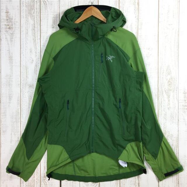 MENs M アークテリクス ガンマ SL ハイブリッド フーディ Gamma SL Hybrid Hoody ソフトシェル ジャケット 生産終了モデル 入手困難 ARCTERYX 9048 グリーン系 | フリマアプリ ラクマ