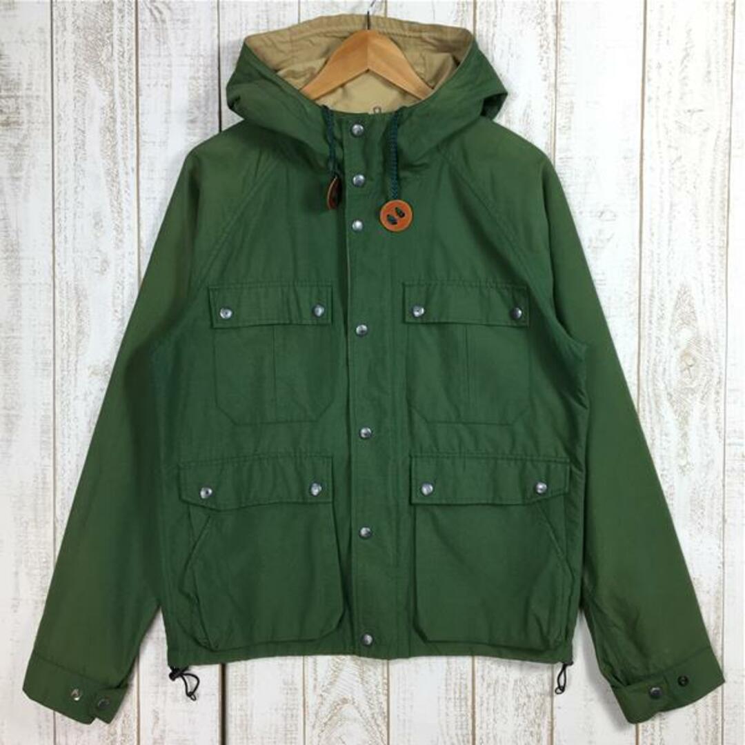 MENs XS  シエラデザイン ショート パーカ SHORT PARKA 60/40 ロクヨンクロス マウンテンパーカー ジャケット フーディ SIERRA DESIGNS グリーン系