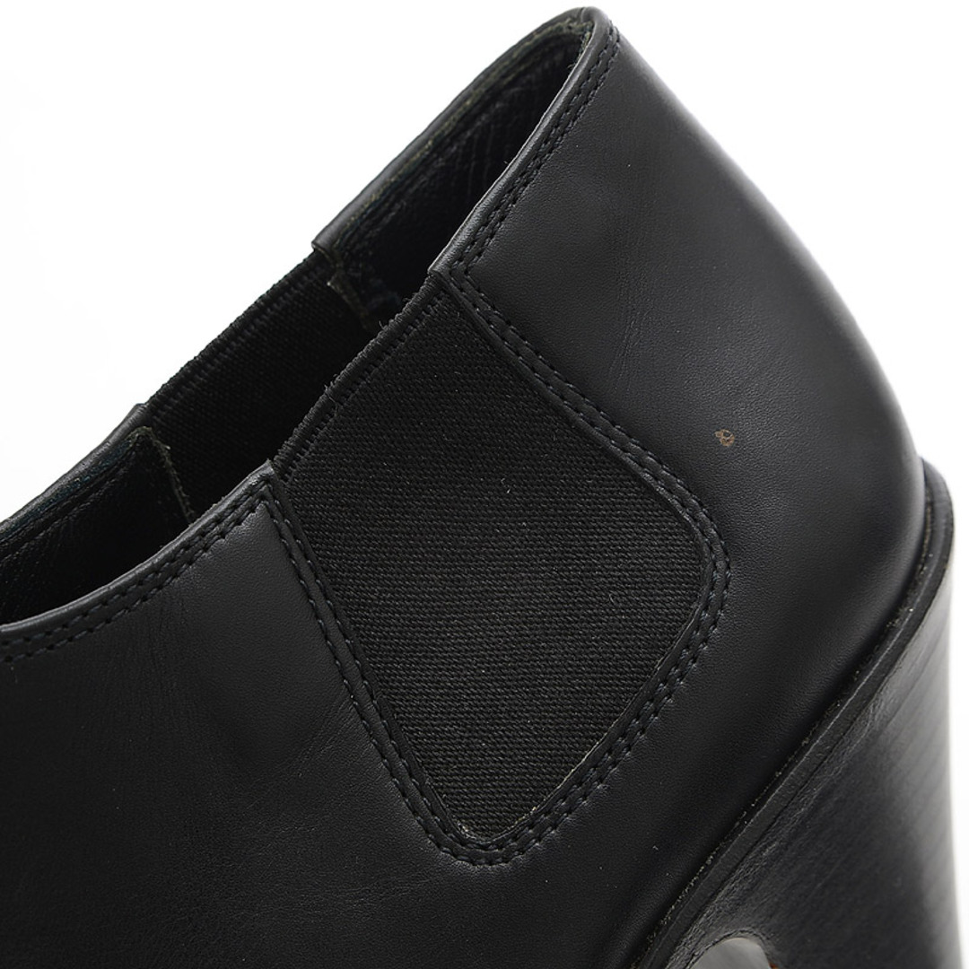 PRADA(プラダ)のプラダ ショートブーツ カーフ ブラック レディース 34.5サイズ レディースの靴/シューズ(ブーツ)の商品写真