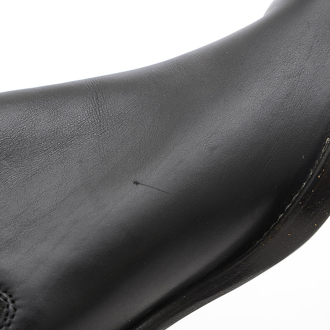 PRADA(プラダ)のプラダ ショートブーツ カーフ ブラック レディース 34.5サイズ レディースの靴/シューズ(ブーツ)の商品写真