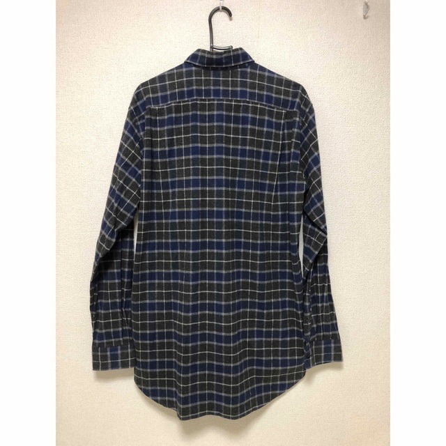 【美品】BALENCIAGA オーバーサイズ高級ウールチェックシャツ 1