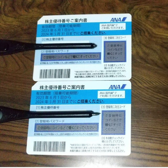 ANA(全日本空輸)(エーエヌエー(ゼンニッポンクウユ))のANA国内線搭乗優待券 チケットの優待券/割引券(その他)の商品写真