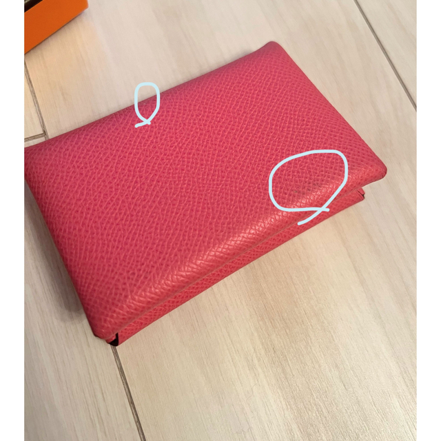 Hermes - エルメス カルヴィ カードケース ローズアザレ ピンク 名刺