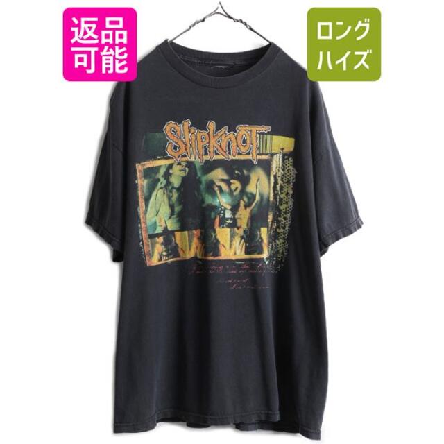 00s スリップノット プリントTシャツ XL オフィシャル バンド ロック 黒