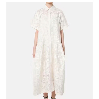 「LE CIEL BLEU Sheer Jacquard Dress ワンピース」に近い商品