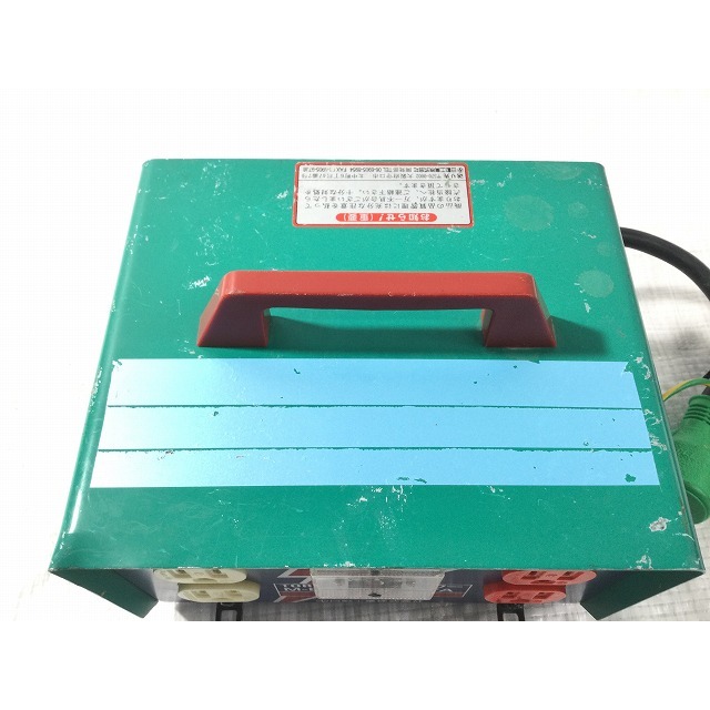☆中古品☆NICHIDO 日動工業 100V ハイパワー昇圧器 M-E20 昇圧 ☆中古品☆NICHIDO 日動工業 100V ハイパワー昇圧器 M-E20 昇圧