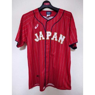 アシックス(asics)の侍ジャパン ユニフォーム L 東京オリンピック WBC 2023 赤 レッド(ウェア)