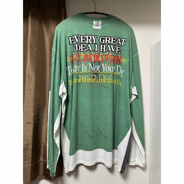 VETEMENTS ヴェトモン ロンT Tシャツ サイズXS みずみずし 米津 VETEMENTS ヴェトモン ロンT Tシャツ サイズXS みずみずし 米津