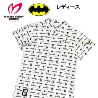 マスターバニーエディション(MASTER BUNNY EDITION)のマスターバニーエディション × BATMAN 10周年 半袖ポロシャツ 総柄 2(ウエア)