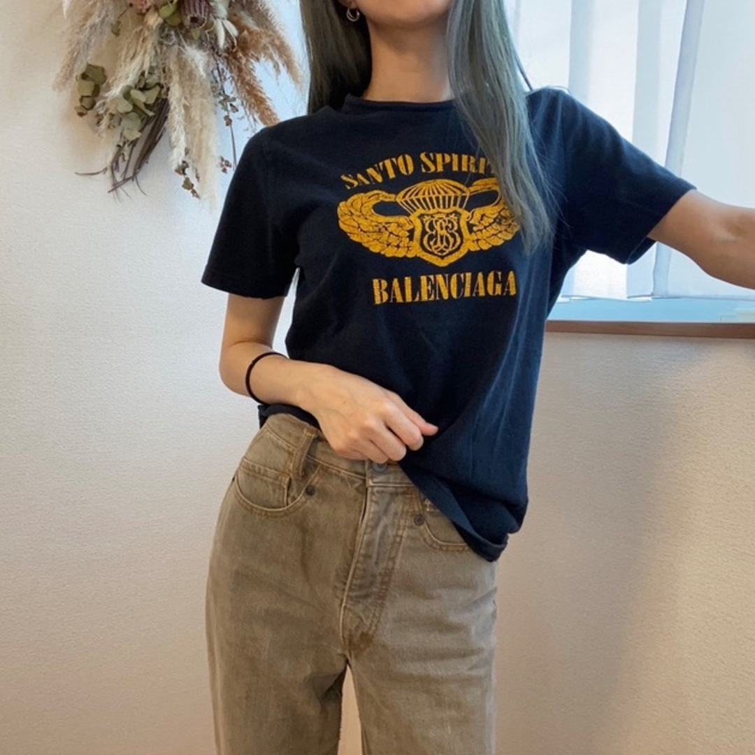 Balenciaga(バレンシアガ)のBALENCIAGA バレンシアガ　ロゴTシャツ　ヴィンテージ レディースのトップス(Tシャツ(半袖/袖なし))の商品写真