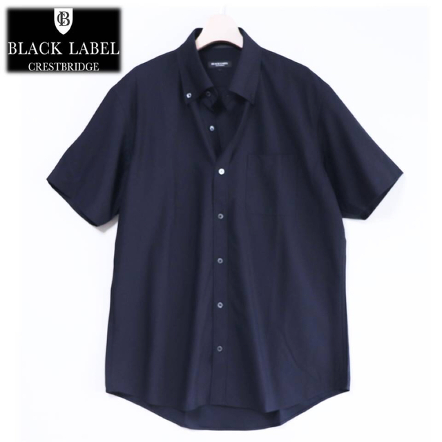 BLACK LABEL CRESTBRIDGE(ブラックレーベルクレストブリッジ)の《ブラックレーベル》新品 春夏 ボタンダウンポロシャツ オーバーシルエット L メンズのトップス(ポロシャツ)の商品写真