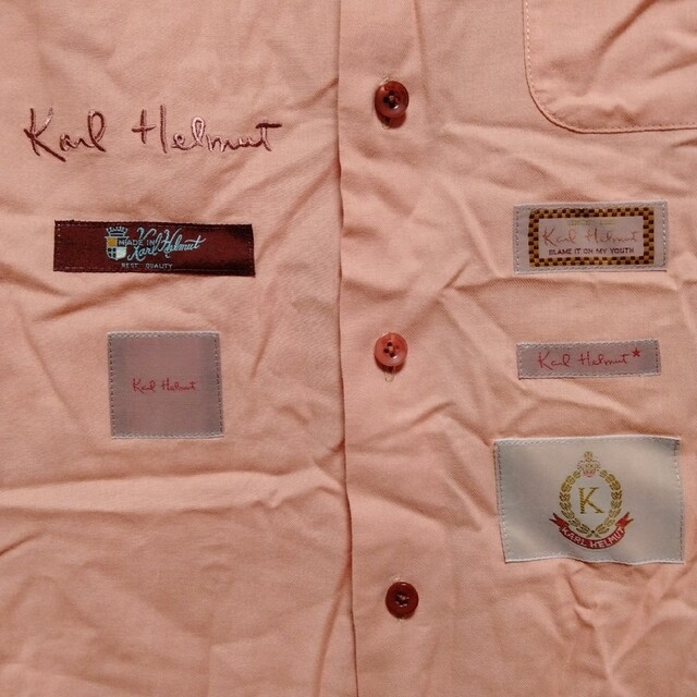 Karl Helmut(カールヘルム)の4068 最終価格カールヘルムシャツL　パッチ メンズのトップス(シャツ)の商品写真
