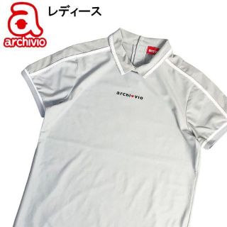 アルチビオ(archivio)のARCHIVIO アルチビオ 2022年モデル 襟付 半袖Tシャツ グレー 38(ウエア)