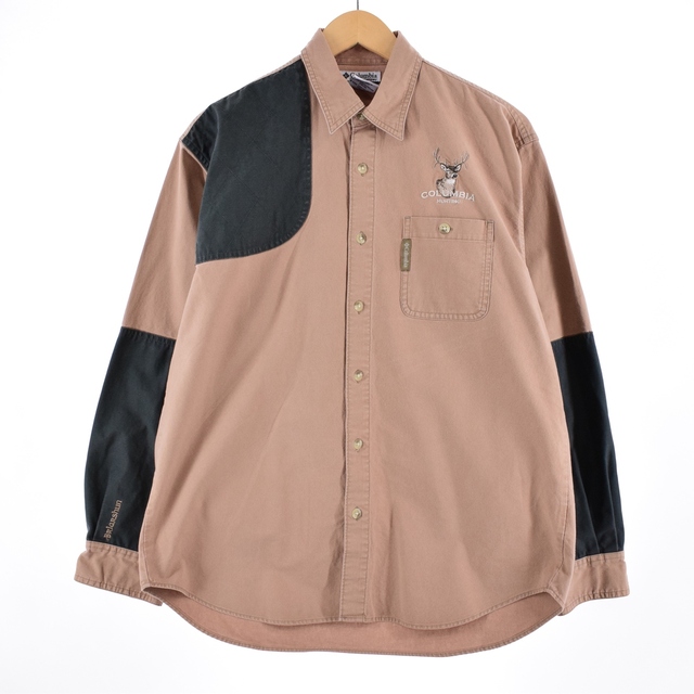 コロンビア Columbia 長袖 ハンティングシャツ メンズL /eaa336657