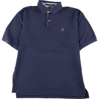 トミーヒルフィガー(TOMMY HILFIGER)の古着 90年代 トミーヒルフィガー TOMMY HILFIGER 半袖 ポロシャツ メンズL ヴィンテージ /eaa334900(ポロシャツ)