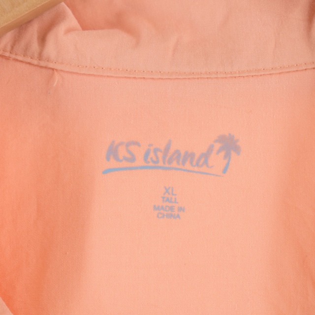 KS ialand 半袖 オープンカラー メキシカンシャツ キューバシャツ メンズXL /eaa334423 2