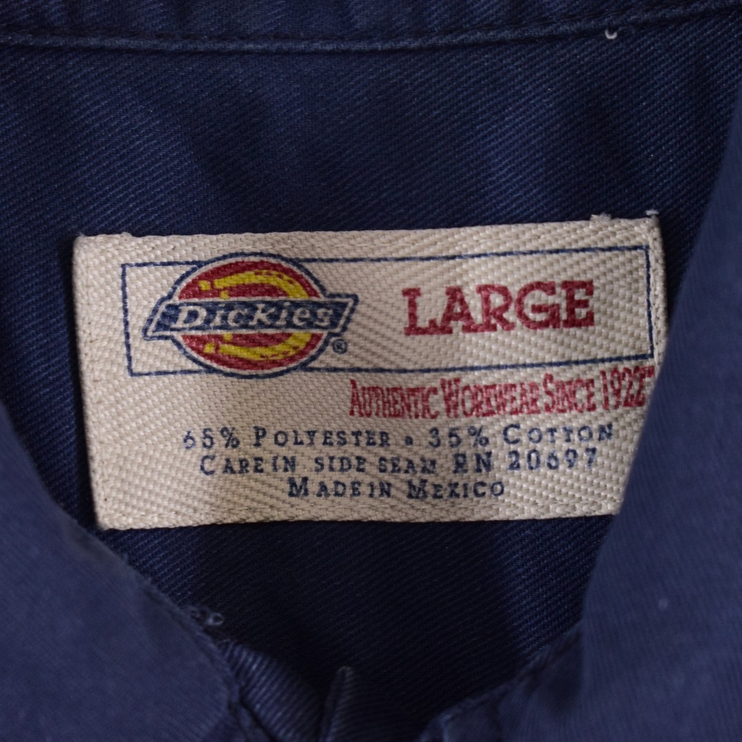 Dickies(ディッキーズ)の古着 ディッキーズ Dickies 半袖 ワークシャツ メンズXL /eaa335595 メンズのトップス(シャツ)の商品写真