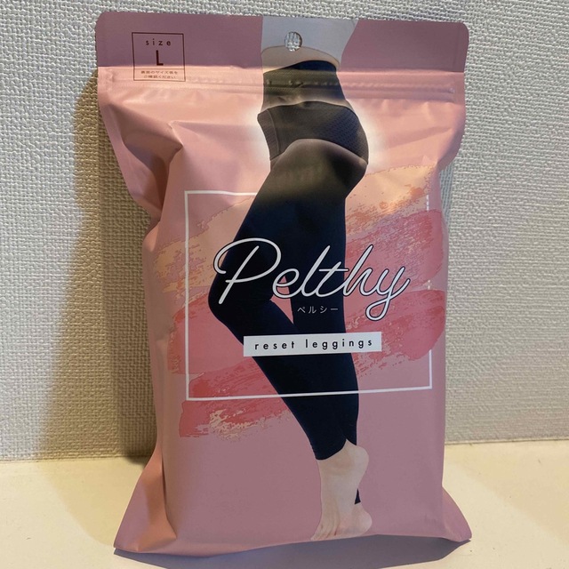 新品未開封🎀ペルシーリセットレギンス　Lサイズ１個・PELTHY レディースのレッグウェア(レギンス/スパッツ)の商品写真