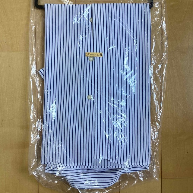 UNIQLO(ユニクロ)のユニクロ　ドライイージーケアストライプシャツ（ボタンダウンカラー・半袖）XL メンズのトップス(シャツ)の商品写真