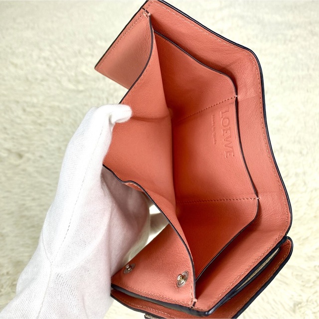 LOEWE - 美品 ロエベ バーティカルウォレット スモール 折り財布