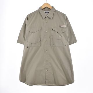 コロンビア(Columbia)の古着 コロンビア Columbia PFG 半袖 フィッシングシャツ メンズXXL /eaa336299(シャツ)