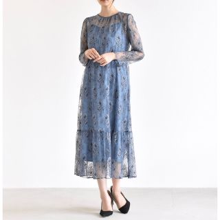 カエン(Kaene)のkaeneレースドレス👗(ロングドレス)