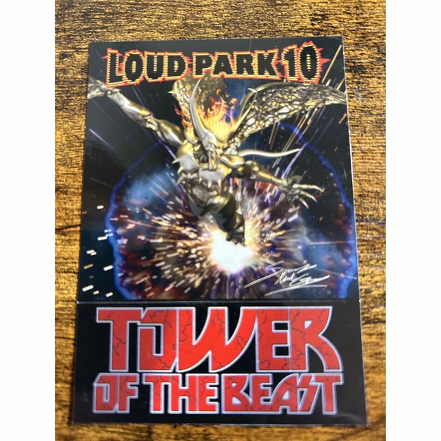 LOUD PARK 10 TOWER OF THE BEAST ステッカー エンタメ/ホビーのタレントグッズ(ミュージシャン)の商品写真