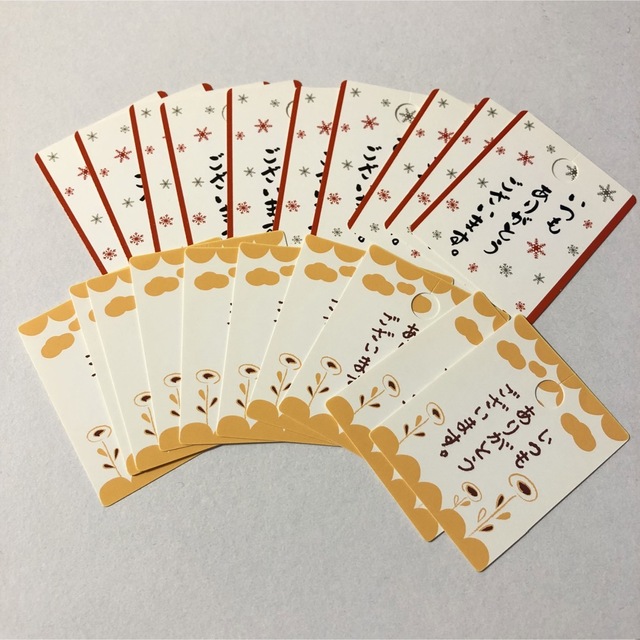 サンキュータグ 20枚 ハンドメイドの文具/ステーショナリー(カード/レター/ラッピング)の商品写真