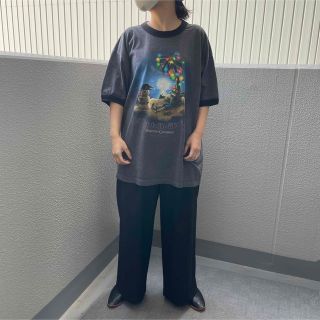 Vintage DisneyリンガーtシャツパイレーツオブカリビアンXLブラック