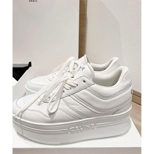 celine - セリーヌブロックスニーカー白38バレンシアガプラダ ヴィトン