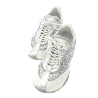 ジミーチュウ(JIMMY CHOO)のジミーチュウ レースアップスニーカー グリッター ラメ【AFC14】(スニーカー)