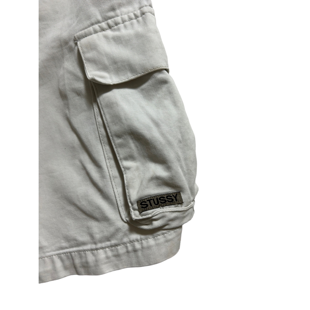 STUSSY - OLD STUSSY CARGO SHORTS whiteの通販 by @npan shop