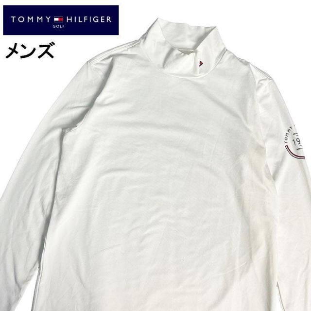 トミー ヒルフィガーゴルフ  ハイネック 長袖Tシャツ  ホワイト M