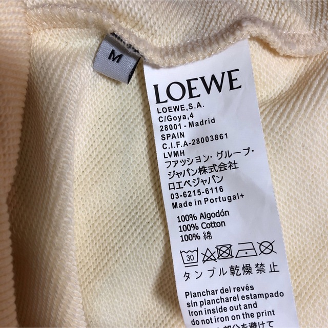 LOEWE(ロエベ)の【新品未使用品】LOEWE トレーナー　アナグラム　Mサイズ メンズのトップス(スウェット)の商品写真