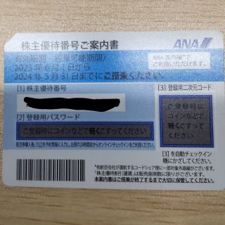 エーエヌエー(ゼンニッポンクウユ)(ANA(全日本空輸))のANA株主優待券(その他)