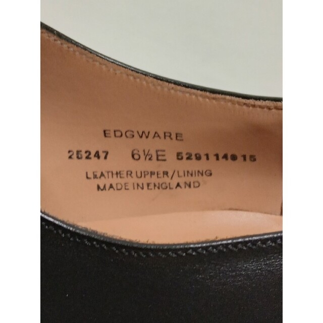 Crockett&Jones(クロケットアンドジョーンズ)の【新品】クロケット&ジョーンズ Edgware Last 348 E 61/2 メンズの靴/シューズ(ドレス/ビジネス)の商品写真