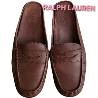 ラルフローレン(Ralph Lauren)の大変美品　RALPH LAUREN　ブラジル製　可愛い踵無しローファー(ローファー/革靴)