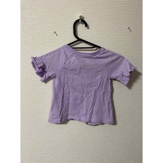 GAP(ギャップ)のGAP デイジー×パープル　Tシャツ キッズ/ベビー/マタニティのキッズ服女の子用(90cm~)(Tシャツ/カットソー)の商品写真