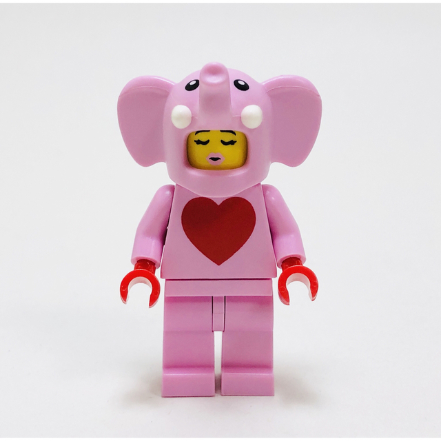 Lego(レゴ)の【新品未使用】レゴ　LEGO ミニフィグ　ピンク　象　エレファントガール キッズ/ベビー/マタニティのおもちゃ(知育玩具)の商品写真