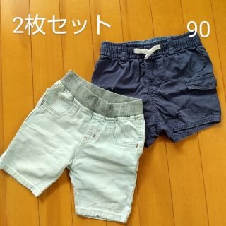 エイチアンドエム(H&M)のハーフパンツ ショートパンツ 2本セット 90(パンツ/スパッツ)