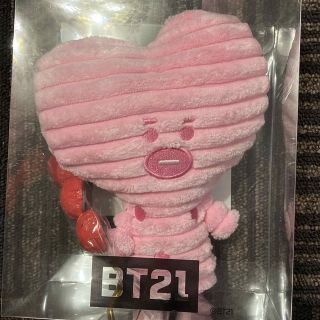 ビーティーイシビル(BT21)の新品★BT21★BTS★プラッシュドール★コーデュロイ★TATA★ピンク(キャラクターグッズ)